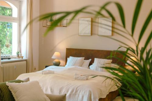Big-size Bett Gartenapartment in Kassel, Deutschland