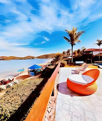 수영장, Mansão Casa Búzios Ferradura 5 Suítes, Pé na areia (Mansao Casa Buzios Ferradura 5 Suites, Pe na areia) in 페라두라 비치