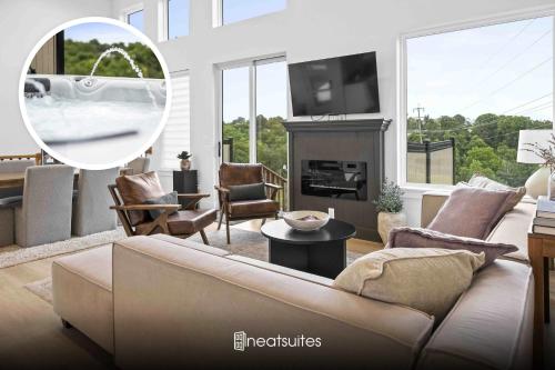 Hot Tub, 3BR for 10, Near Ark, Private Parking in ดราย ริดจ์ (KY)