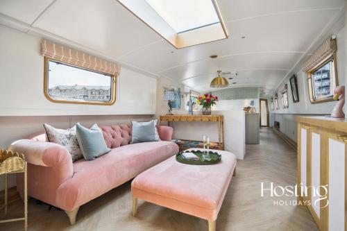 The Opal - Luxury 2-Bed Houseboat, Londyn (zdjęcie 2)