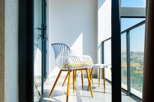 Erkély/terasz, Apartment KeyGo#0180 with a view of Yerevan in Kanaker-Zeytun