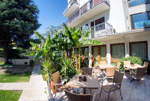 حديقة, Hotel Bristol in وسط مدينة ريفا ديل جاردا