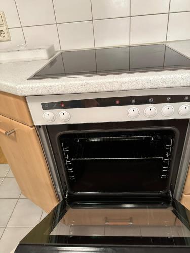 廚房, Voll ausgestattetes Apartment direkt in der City in 黑倫貝格