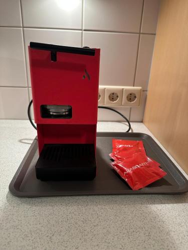 廚房, Voll ausgestattetes Apartment direkt in der City in 黑倫貝格