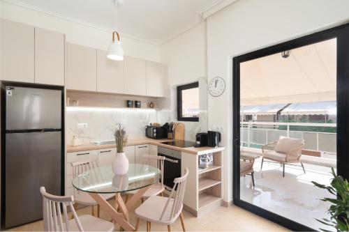 1BR Cozy Apt Near Metro with Huge Balcony &City View - main image