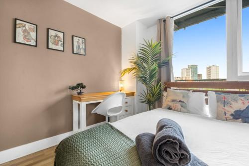 Asian Suite 15 Nights Stay with Balcony, Netflix and City View, Birmingham (fotografie 5)