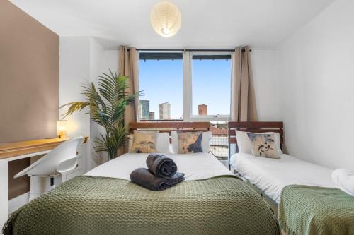 Asian Suite 15 Nights Stay with Balcony, Netflix and City View, Birmingham (fotografie 4)
