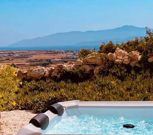 Spiti su in Paros - Naousa con vista gîte à louer Chrissi Akti 