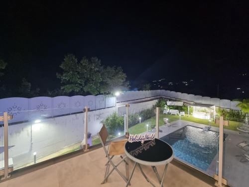 ระเบียง/ชานเรือน, Villa Luna Blu by Holiday World in ตราเบีย