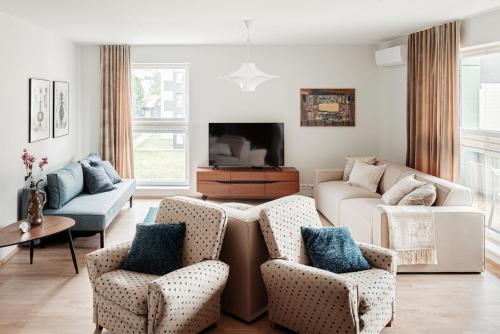 W Apartments in Harbour District, free parking, Tallin