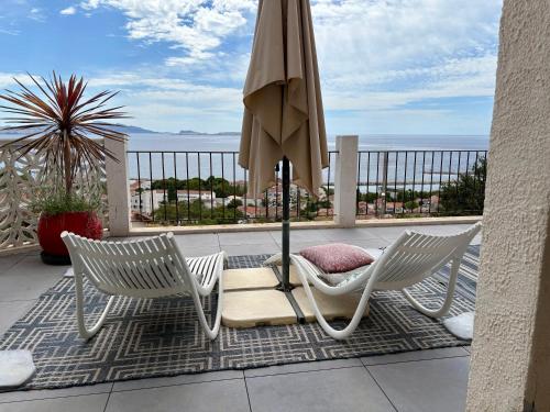 Superbe terrasse avec vue panoramique sur la mer, Marsella (foto 7)