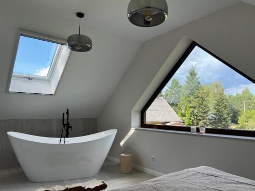 Dom przy Lesie z sauną (Dom przy Lesie z sauna) in Nowinka