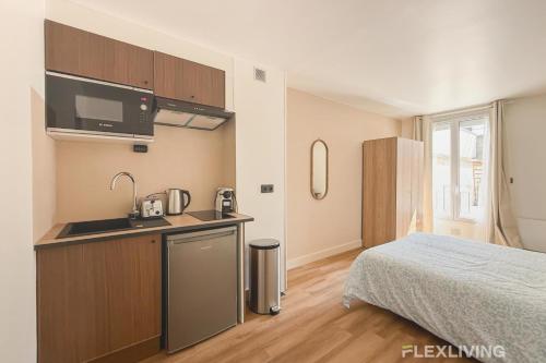 Charming 21m Studio in Paris 20 with shared terrace - Location saisonnière - Paris