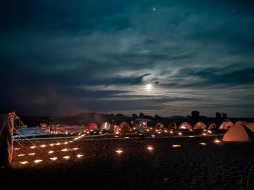 White desert camp in Bawiti