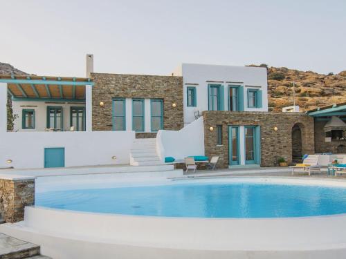 A szálláshely kívülről, Magganari View Villa in Manganari