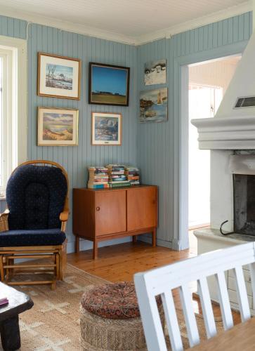 Lovely cabin with a beautiful view over Byske river in Dalback