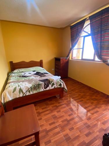1 double bed