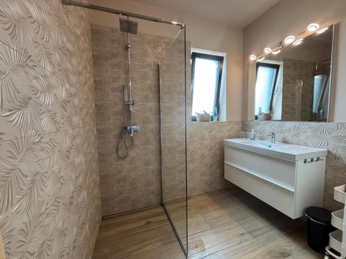 Vannas istaba, Vacation home, private pool & whirpool jacuzzi outhouse377 in Jesenovec