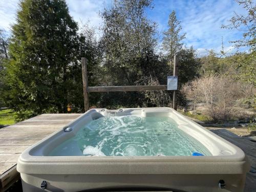 River View Retreat Sleeps 16/ hot tub/basketball court in Oakhurst