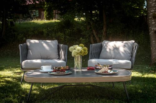 สวน, Alpin & Wellness Resort Ludwig Royal in โอเบอร์สเตาเฟิน