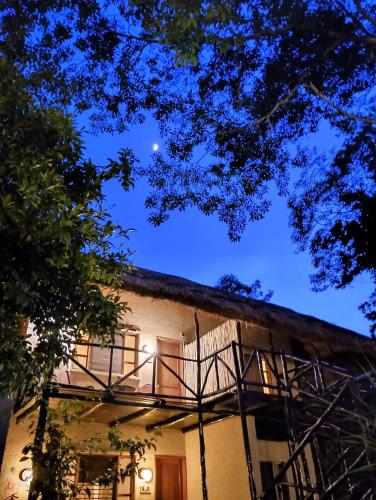 Exterior view, villas chicanna calakmul in Chicanna