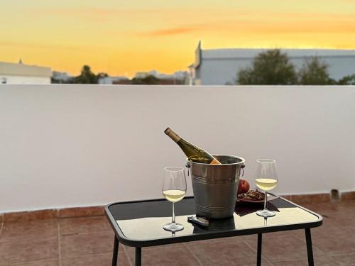 Balcony/terrace, Casa MG Ancora do Sul - Sea View in Olhao in Olhao