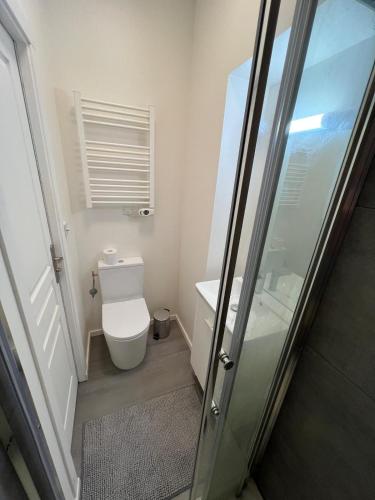 浴室, T2 cozy - clim et parking gratuit - Abbaye aux Dames in 聖特斯