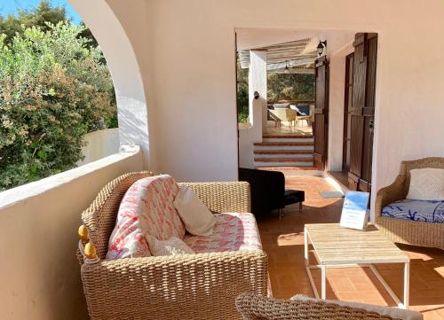 ระเบียง/ชานเรือน, Villa Meigama - Porto Giunco in นอตเตรี