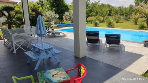 Peldbaseins, Maison familiale avec piscine Lavillapalmyre in Albefeuille-Lagarde