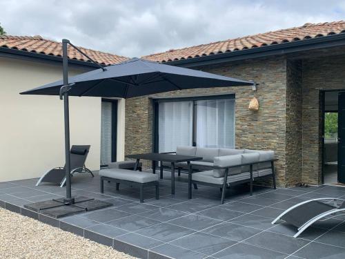 Balkons/terase, Maison familiale avec piscine Lavillapalmyre in Albefeuille-Lagarde
