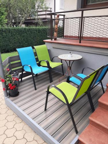 Balkons/terase, U mňa doma, apartmán bez bariér (U mna doma, apartman bez barier) in Brusno