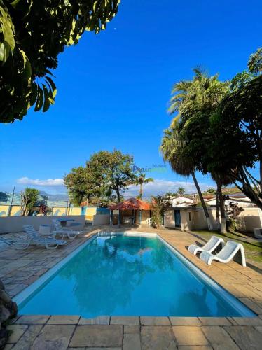 Swimming pool, Pousada Praiamar in Sao Sebastiao (Sao Paulo)