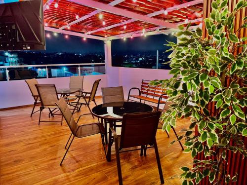 Erkély/terasz, Mi bello Zacatlán-Loft Manzana Rayada (Mi bello Zacatlan-Loft Manzana Rayada) in Col El Posito