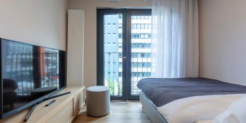 Homely! Skyview Apartment Frankfurt Airport, Fair, Rooftop, Gym!, Frankfurt (foto 7)