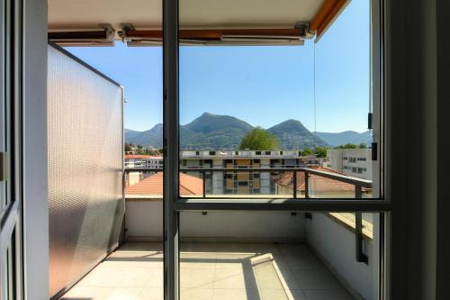 Balkon/terasa, Studio Besso 31 by Quokka 360 - flat 10 minutes from the railway station in Breganzona