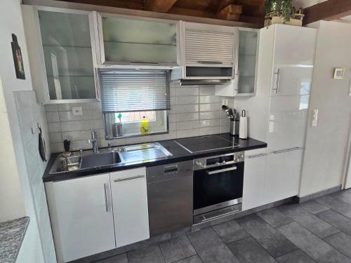 kuhinja, Casa Santa Barbara by HolAp SA in Brione sopra Minusio