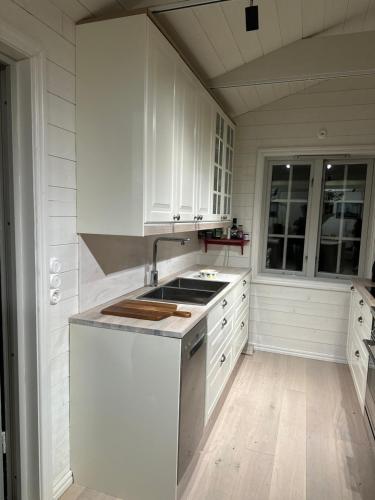 Aretrunt stuga med fiskebat in Stjärna