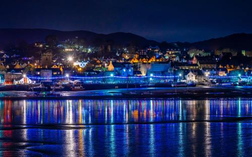 Conwy High Street Next To Marina