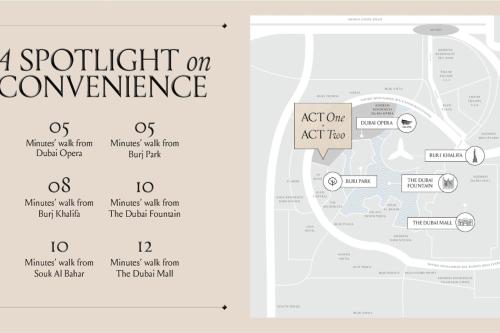 Stunning 2 bed dubai mall burj khalifa downtown ACT 1, Dubai (Foto 7)