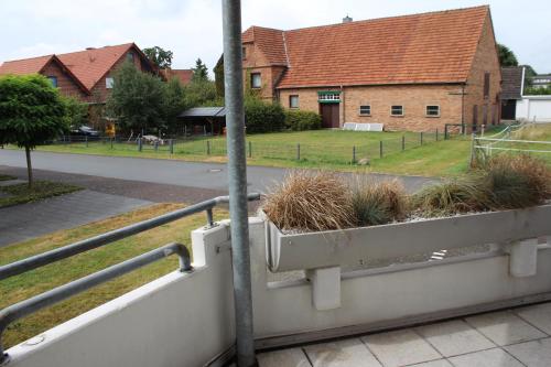 陽台/露台, Großzügiges Erdgeschoßapartment mit Balkon und eigenen kostenlosen Parkplatz (Großzugiges Erdgeschoßapartment mit Balkon und eigenen kostenlosen Parkplatz) in 赫弗爾霍夫
