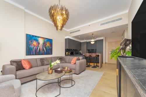 Shared lounge/TV area, Port de la Mer Luxury Sleeps 4Person near Bungalo34