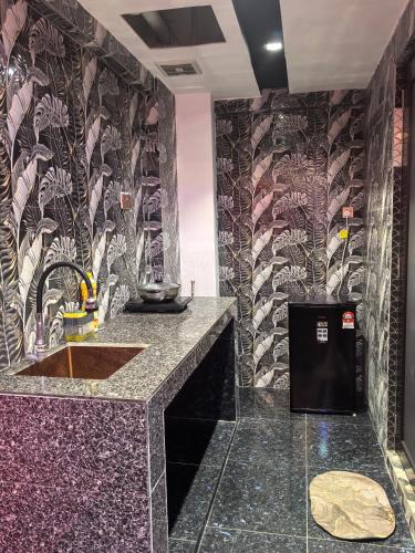 Kitchen, Sunshine Bay Beach Paradise Homestay in Taman Port Dickson Utama