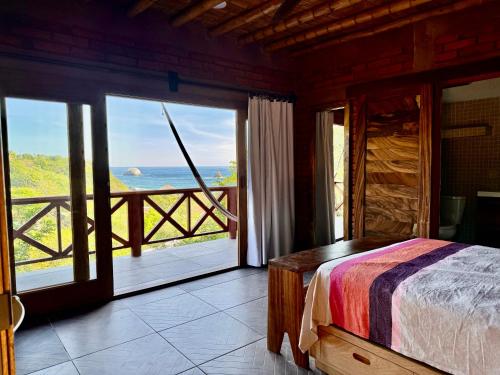 Charming Ocean View Apartment, Casa Xochi in San Agustinillo
