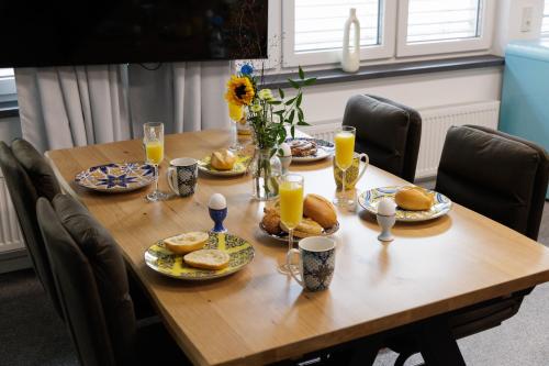 Food and beverages, "Badestube Loft" im Zentrum von Bad Hersfeld mit modernem Design und offenem Wohnkonzept in Bad Hersfeld