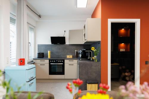 Kitchen, "Badestube Loft" im Zentrum von Bad Hersfeld mit modernem Design und offenem Wohnkonzept in Bad Hersfeld