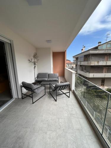 Erkély/terasz, Nagelneue Wohnung in nagelneuem Haus, Strandnähe, in Mittelitalien (Nagelneue Wohnung in nagelneuem Haus, Strandnahe, in Mittelitalien) in Alba Adriatica