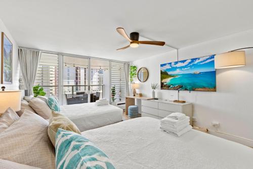 NEW Studio with 2 Queen Beds in Waikiki, Honolulu (zdjęcie 4)
