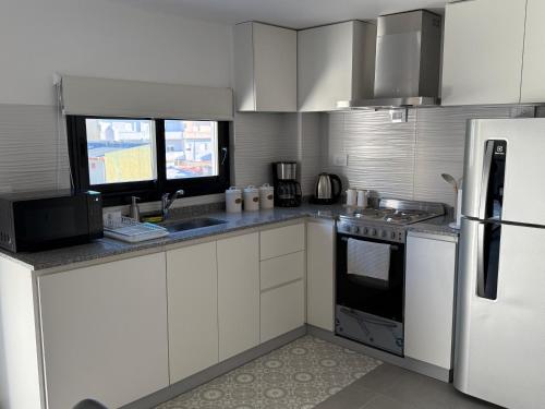 주방, Apart Nuevo Constitucion 2 B Frente al Mar in 바리오 콘스티투시온