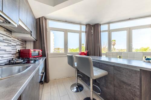 廚房, Apartamento Playa y Sol in 卡爾佩城中心