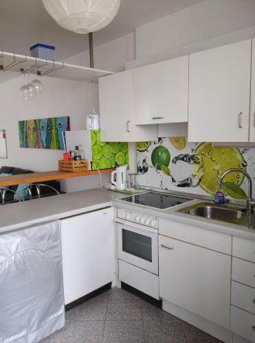 廚房, Mini-Haus mit Charme zwischen München und Chiemsee (Mini-Haus mit Charme zwischen Munchen und Chiemsee) in 慕尼黑格拉芬